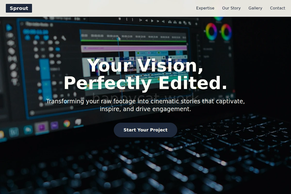 Sprout Video Editing